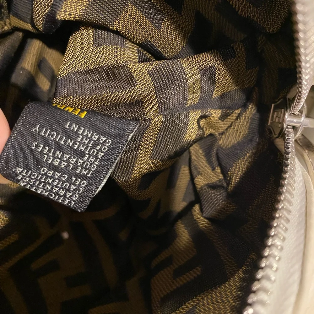 Fendi Mini Spy Cream Leather Bag - Picture 10 of 11